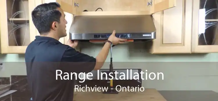 Range Installation Richview - Ontario